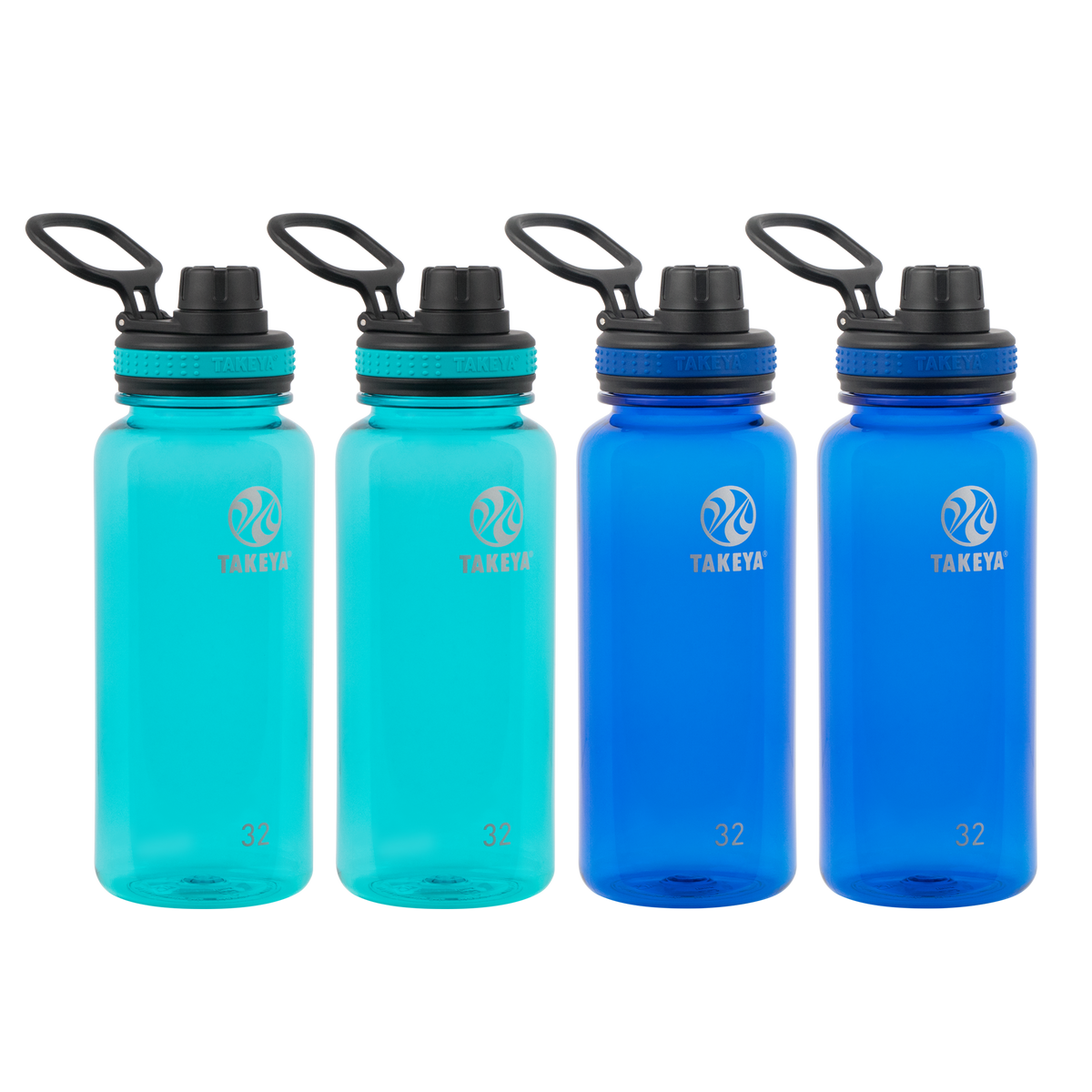 tritan-water-bottle-with-spout-lid-4-pack-i2 50276-Tritan-Spout-32-4pk-Ocean-Royal-angle.png