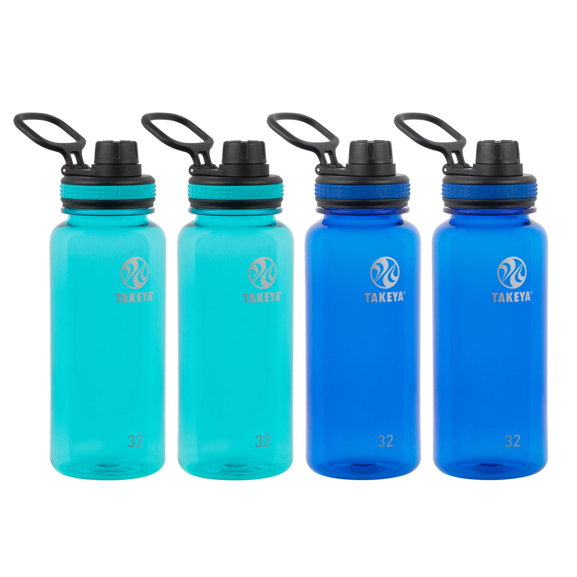 tritan-water-bottle-with-spout-lid-4-pack-i2 50276-Tritan-Spout-32-4pk-Ocean-Royal-angle.png
