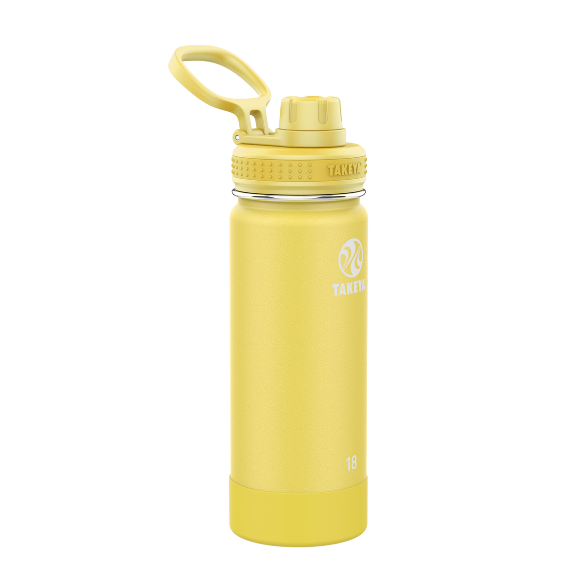 actives-water-bottle-with-spout-lid-z0 51159-Actives-Spout-18-Canary-angle.png