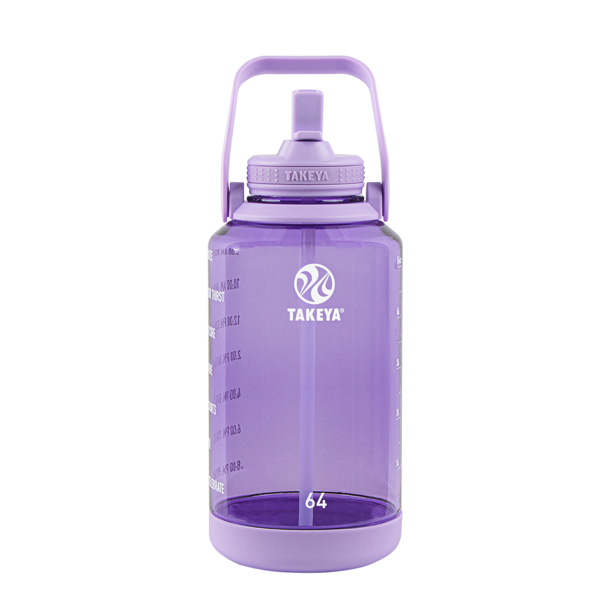 tritan-motivational-water-bottle-with-straw-lid-w4 54144-Tritan-Straw-Motivational-64-VivacityPurple-front.png