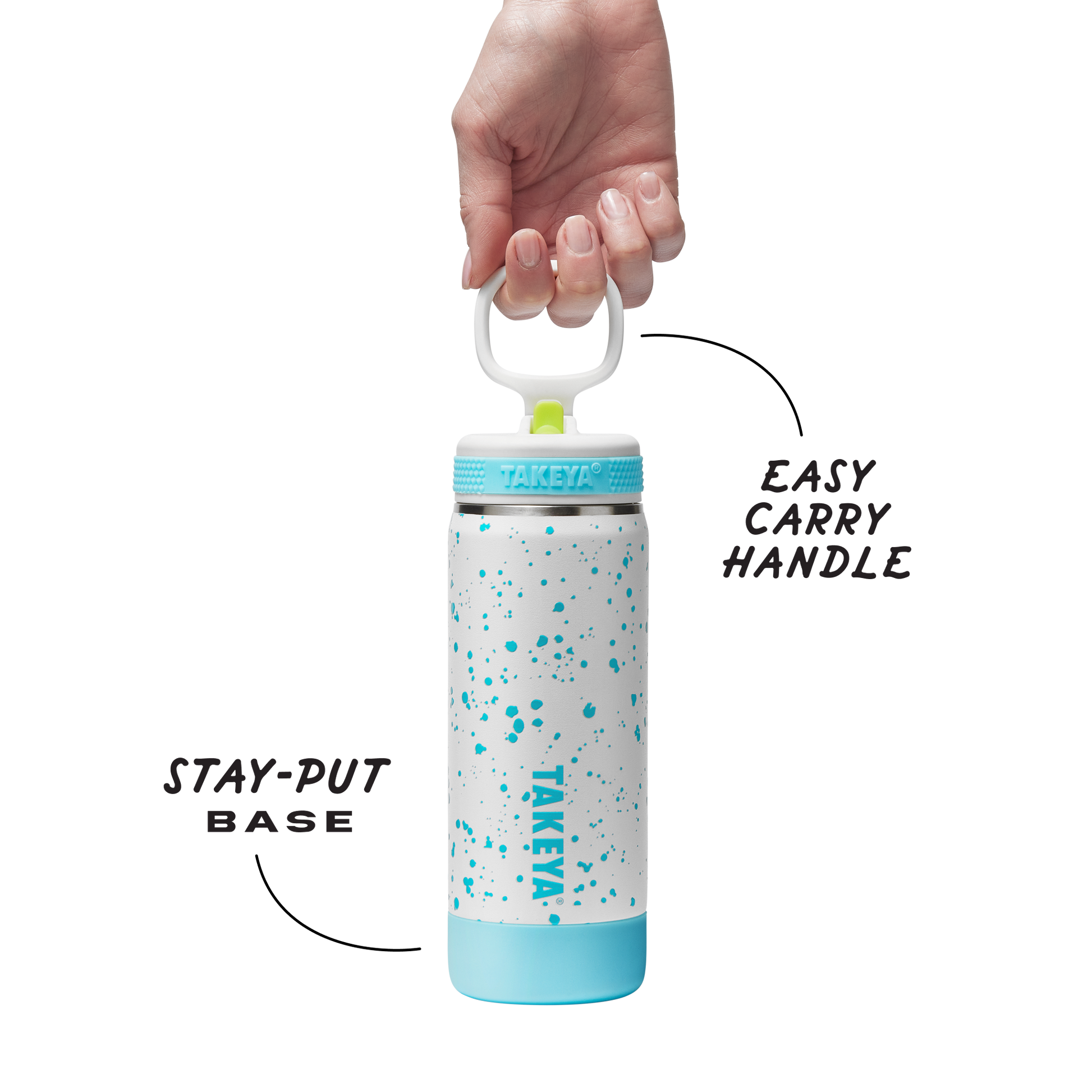 glow-in-the-dark-sport-kids-water-bottle-confetti-with-straw-lid-z0 TKS_SP25_CoreKidsGIDConfetti_StwBtl_CloudGlow_18oz_51368_v3_sRGB-Callout.png